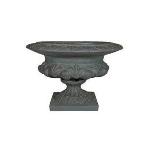 large grey urns