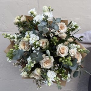 Seasonal valentines flowers in bath