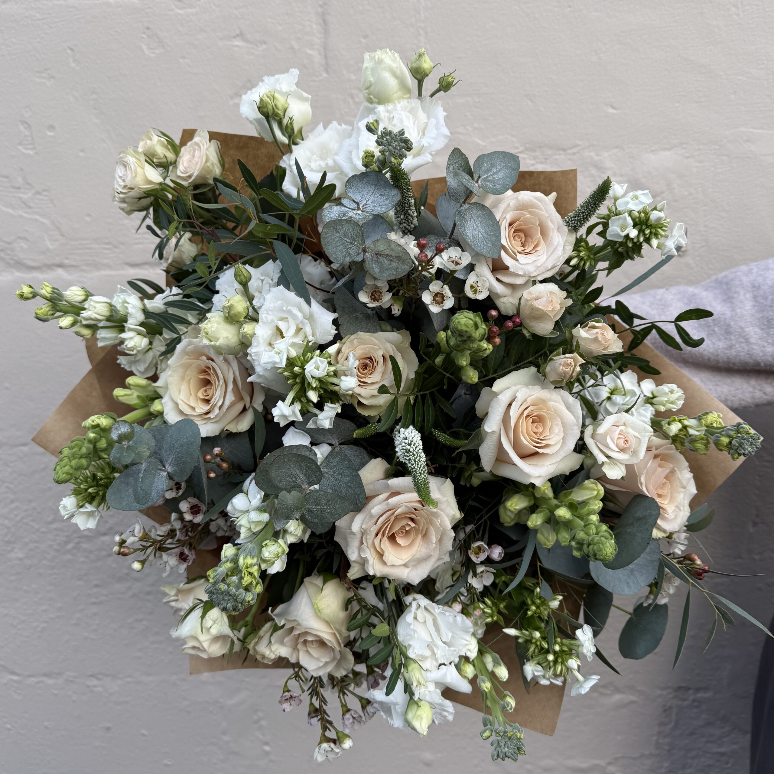 Seasonal valentines flowers in bath