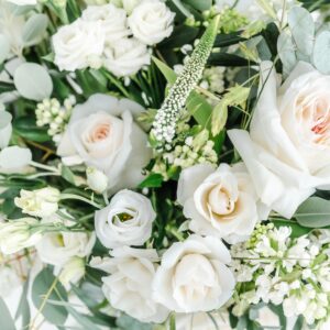 Blush, ivory, white and green bouquet - flowers of Bath