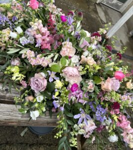 Seasonal sympathy florals