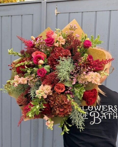 Florist in Bath - Ruby Bouquet