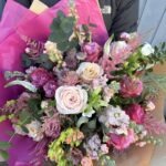 Valentines bouquet in bath