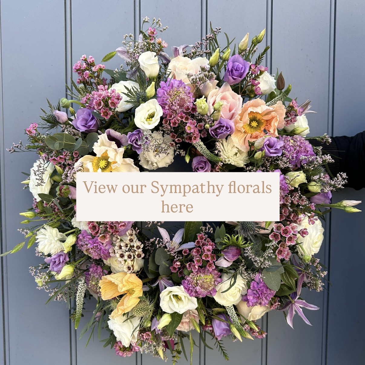 Funeral wreath delivery in Bath