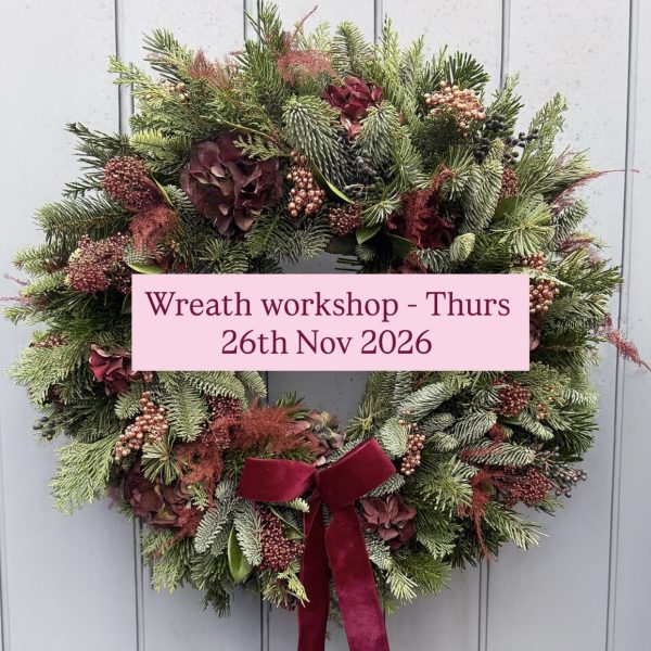 Thursday 26th November - wreath workshop in Bath